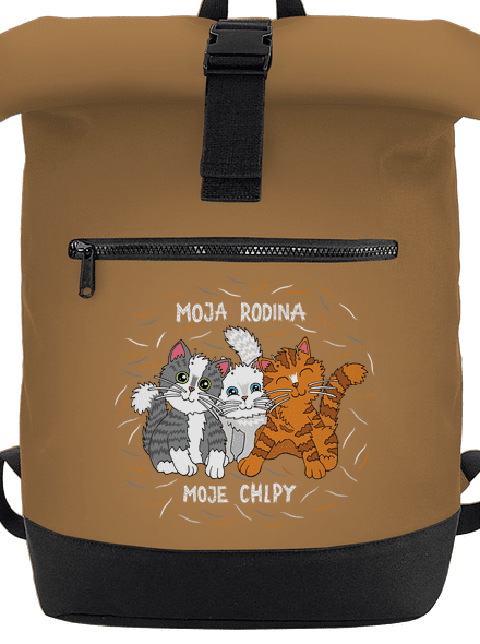 Moja rodina batoh Caramel