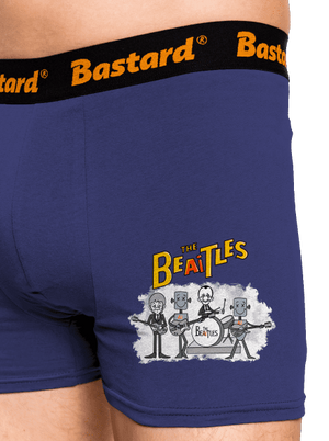 AI Beatles boxerky Blue Navy