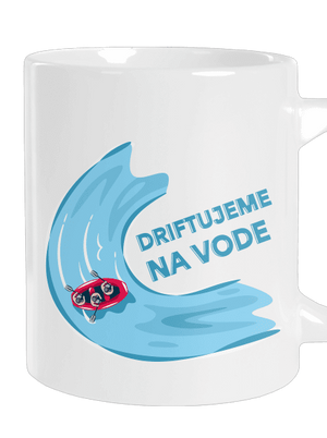 Driftujeme na vode veľký hrnček White