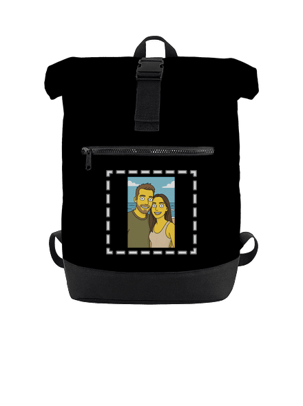 Simpsonovi z vlastnej fotky batoh Black
