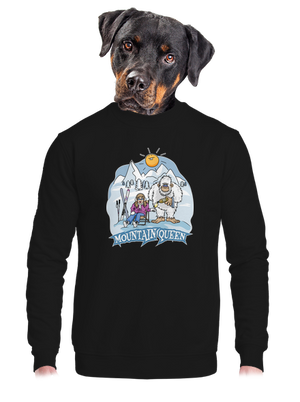 unisex mikina bez kapucne