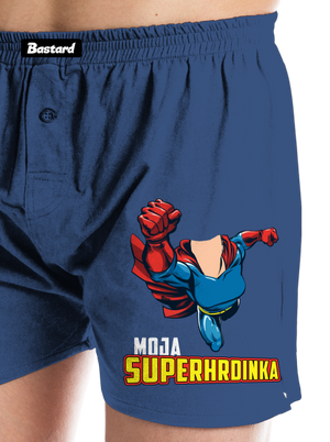 Moja superhrdinka pánske trenky Blue