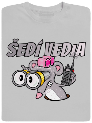 Šedí vedia - myš pánske tričko Pacific Grey