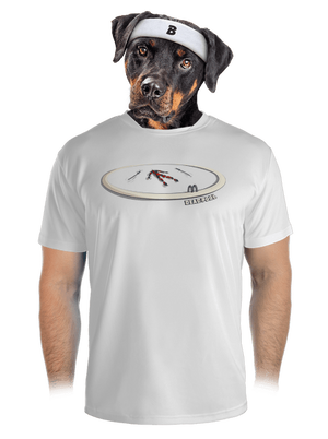 Dead in pool pánske športové tričko White