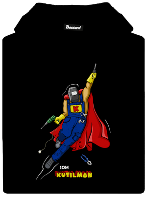 Kutilman dámska mikina klokanka Black