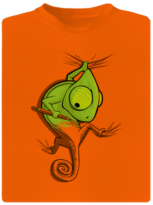 Zmizík detské športové tričko Neon Orange