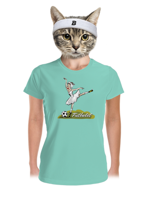 Futbalet dámske športové tričko Mint Mal