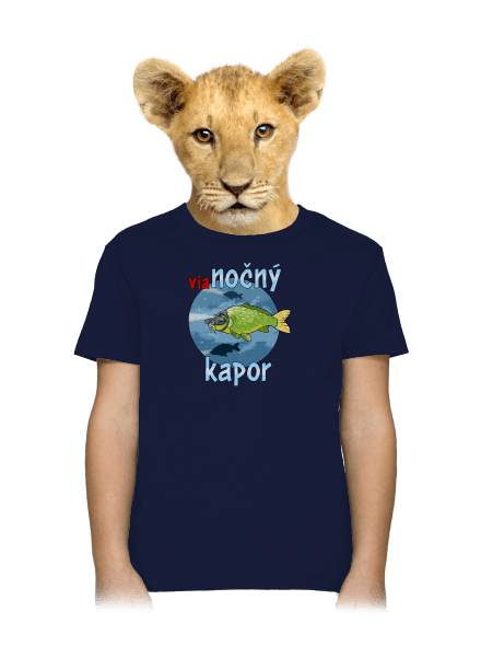 Vianočný kapor detské tričko Navy