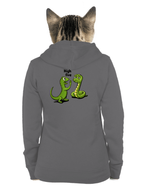 High Five dámska mikina na zips Steel Gray