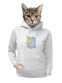 dámska mikina klokanka