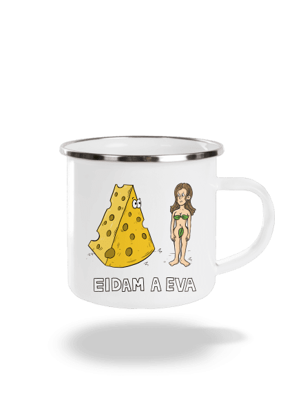 Eidam a Eva plecháčik White