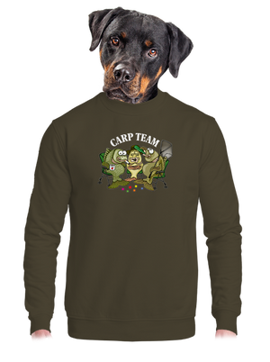 unisex mikina bez kapucne