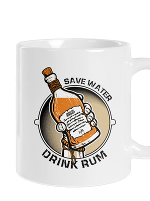 Save water klasický hrnček White