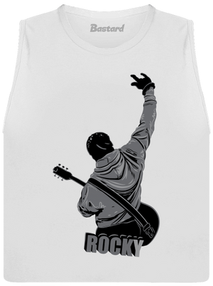 Rocky dámske tielko voľné White