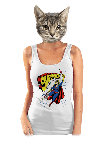 Supermom dámske tielko klasické White