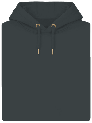 Bez potlače unisex mikina premium Charcoal