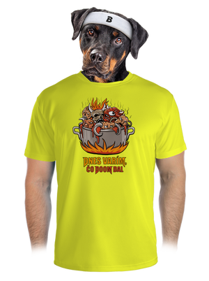 Čo Doom dal pánske športové tričko Neon Yellow