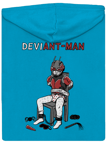 DeviAnt-man dámska mikina na zips Blue Atol