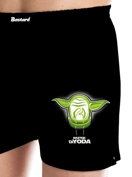 Mistr DiYoda pánske trenky Black