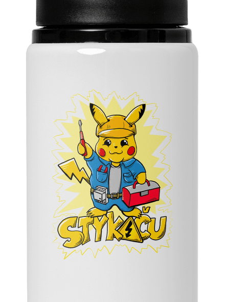 Stykaču flaša na vodu White