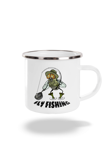 Fly fishing plecháčik White