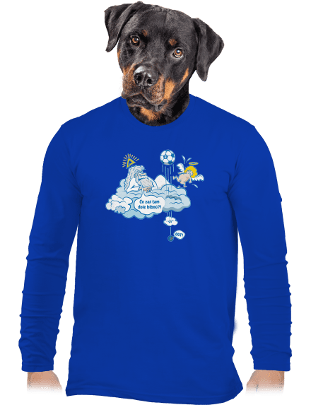Out pánske dlhý rukáv Royal Blue