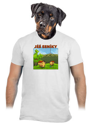 Jeseníky pánske tričko White