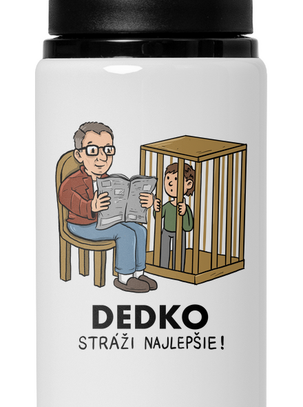 Dedko stráži najlepšie flaša na vodu White
