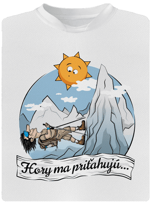 Hory ma priťahujú detské športové tričko White