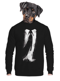 unisex mikina bez kapucne