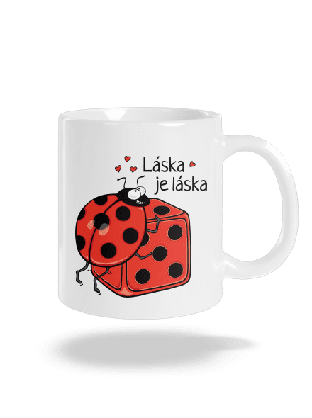 Láska je láska klasický hrnček White
