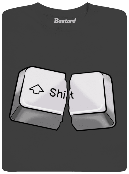 Shift pánske tričko Dark Grey