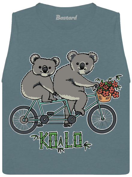 Koalo dámske tielko voľné Heather Deep Teal