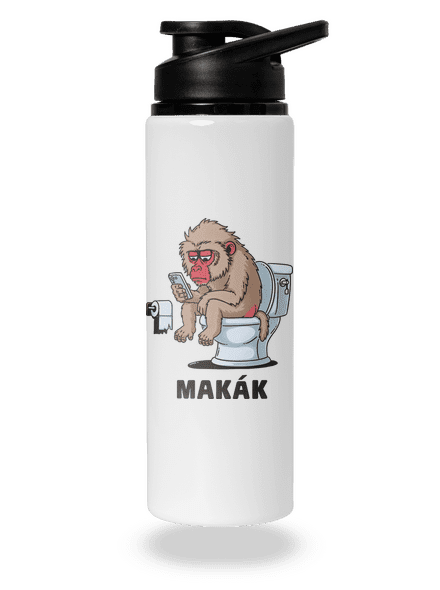 Makák flaša na vodu White
