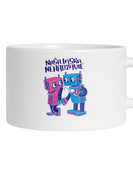Roboti hrnček makronka White