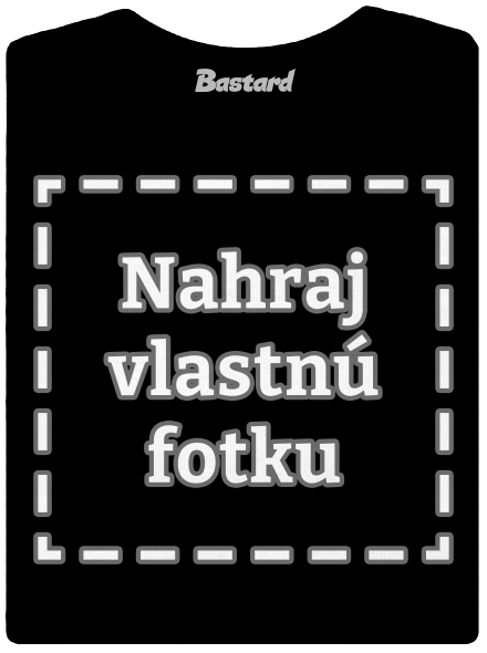 Vlastná potlač dámske tričko s lemom Black