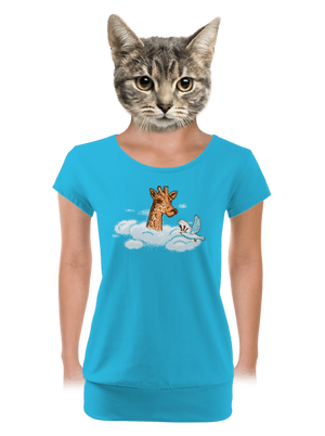 dámske tričko s lemom