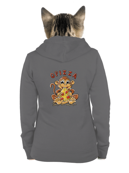Opizza dámska mikina na zips Steel Gray