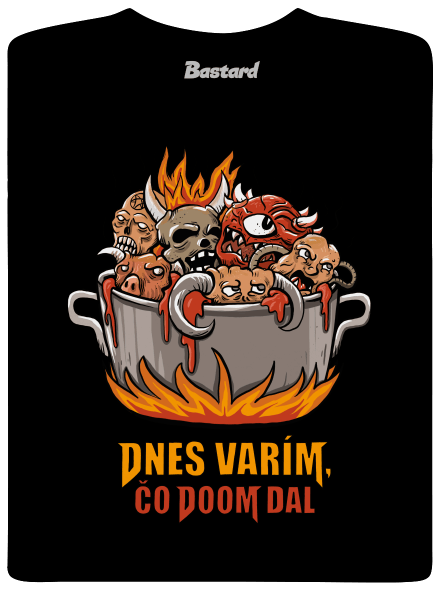 Čo Doom dal pánske tričko Black