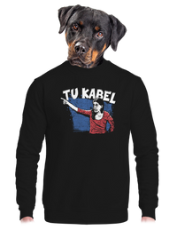 unisex mikina bez kapucne