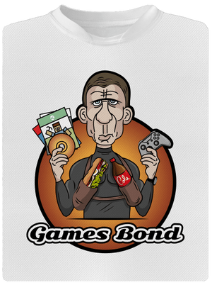 Games Bond detské športové tričko White