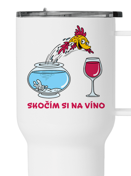 Skočím si na víno termohrnček White