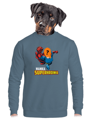unisex mikina bez kapucne