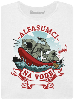 Alfasumci na vode dámske tričko prémium White