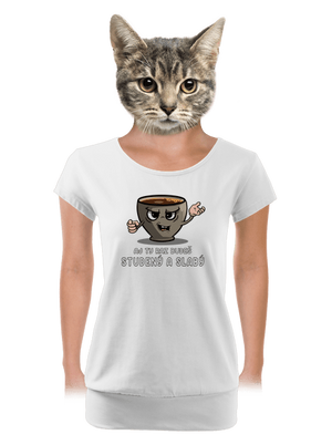 dámske tričko s lemom