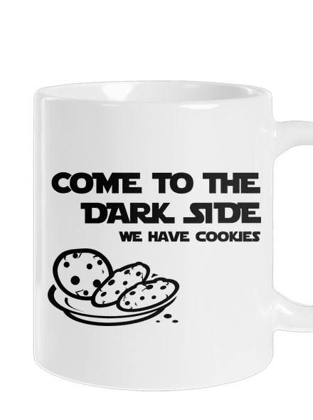 Come to the dark side klasický hrnček White