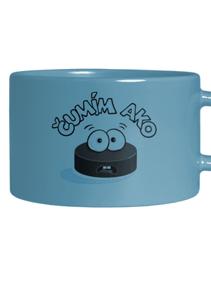 Čumím ako puk hrnček makronka Blue Macaron