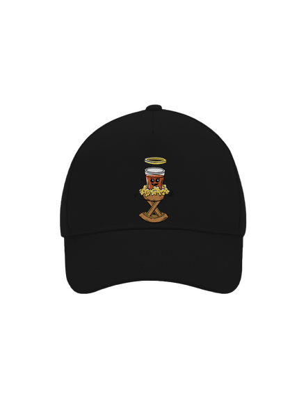 Panáčik v jasličkách šiltovka baseballka Black