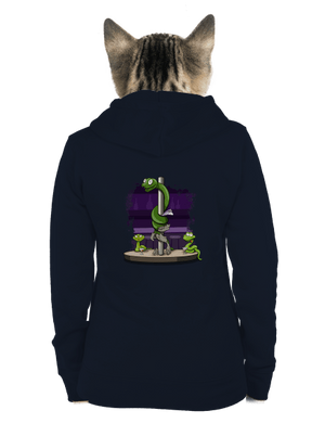 dámska mikina na zips