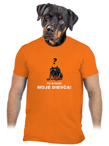 Tu strážim ja pánske tričko Orange